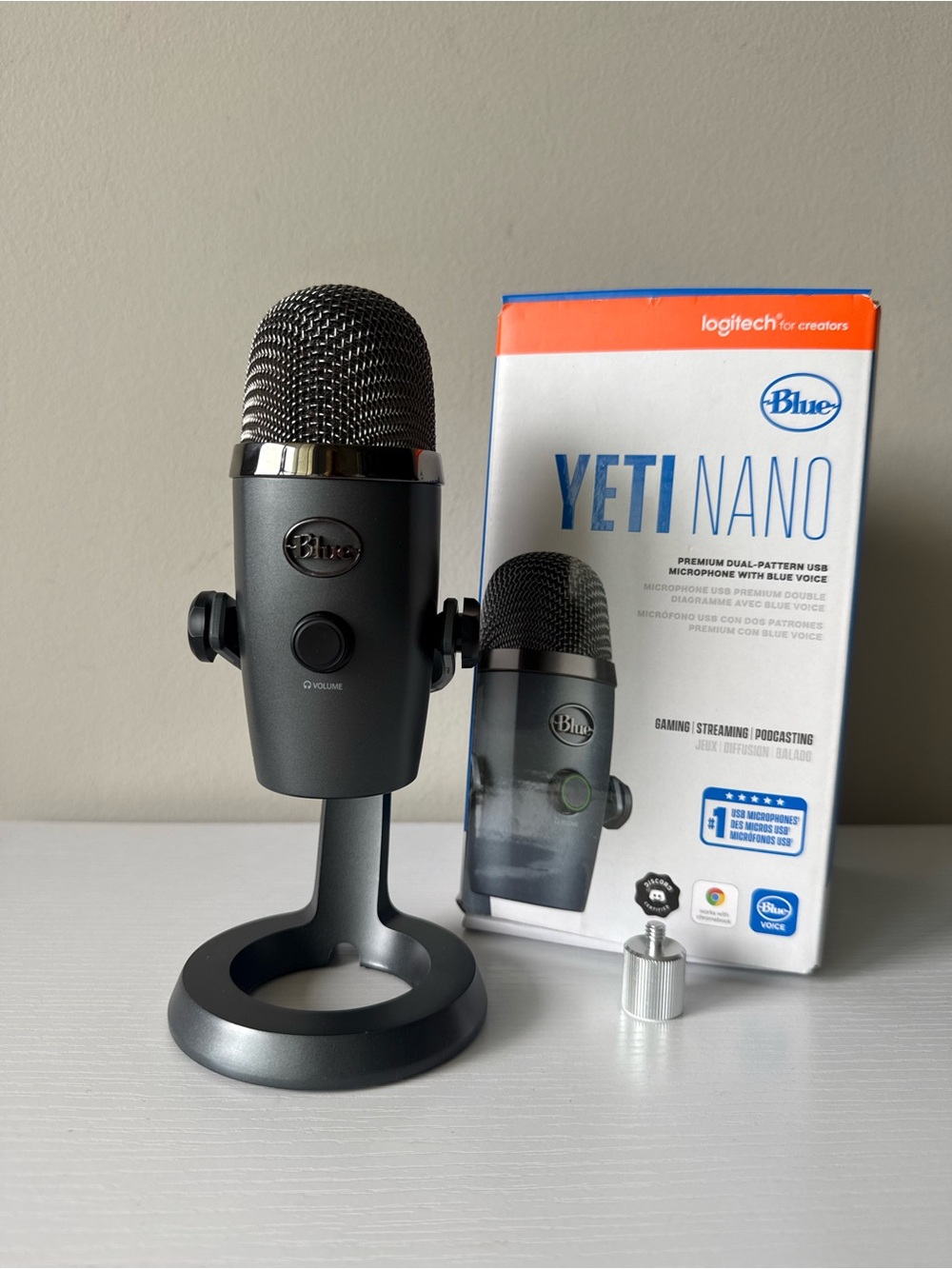 Blue Yeti Nano USB Microphone in Matte Gunmetal